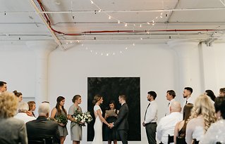 Image 16 - David + Jenna: A minimalist warehouse wedding in Real Weddings.