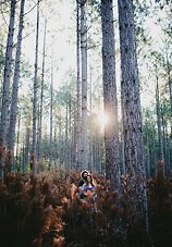 Image 3 - Ebonie + Sam: wanderlust engagement in the woods in Engagement.