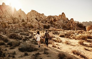 Image 2 - Jess + Chris: Desert sunset engagement shoot in Engagement.