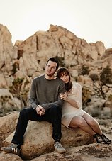 Image 4 - Jess + Chris: Desert sunset engagement shoot in Engagement.