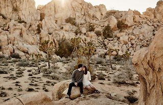 Image 8 - Jess + Chris: Desert sunset engagement shoot in Engagement.
