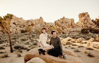 Image 5 - Jess + Chris: Desert sunset engagement shoot in Engagement.