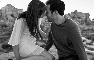 Image 9 - Jess + Chris: Desert sunset engagement shoot in Engagement.