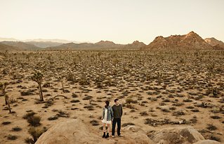 Image 21 - Jess + Chris: Desert sunset engagement shoot in Engagement.