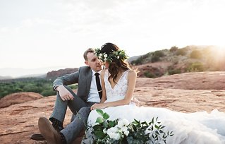 Image 14 - Elopement Love in Sedona, Arizona – Kait & James p.2 in Real Weddings.
