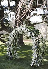 Image 6 - Modern Elegant Winter Wedding – Garden Ceremony + Striking Gown! in Real Weddings.