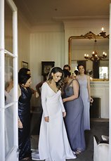 Image 7 - Modern Elegant Winter Wedding – Garden Ceremony + Striking Gown! in Real Weddings.