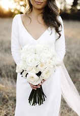 Image 21 - Modern Elegant Winter Wedding – Garden Ceremony + Striking Gown! in Real Weddings.