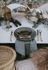 Image 23 - Alluring Bohemian Meets Modern Mediterranean – styling + floral wedding inspiration in Styled Shoots.