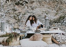 Image 28 - Alluring Bohemian Meets Modern Mediterranean – styling + floral wedding inspiration in Styled Shoots.