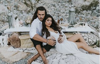 Image 31 - Alluring Bohemian Meets Modern Mediterranean – styling + floral wedding inspiration in Styled Shoots.