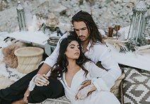 Image 33 - Alluring Bohemian Meets Modern Mediterranean – styling + floral wedding inspiration in Styled Shoots.