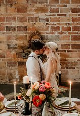 Image 31 - Eclectic + Moody – Industrial Inspiration at Brick at Blue Star, TX in Styled Shoots.