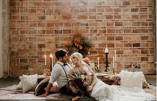 Image 28 - Eclectic + Moody – Industrial Inspiration at Brick at Blue Star, TX in Styled Shoots.