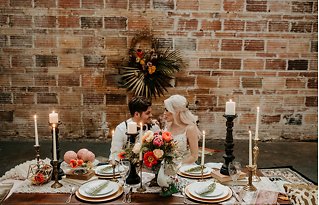 Image 27 - Eclectic + Moody – Industrial Inspiration at Brick at Blue Star, TX in Styled Shoots.