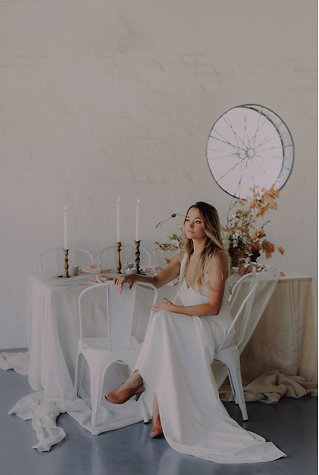 Image 8 - The most gorgeous, minimal floral arch we’ve ever seen! Simple Wedding Inspiration in South Africa in Styled Shoots.