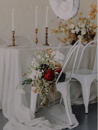 Image 13 - The most gorgeous, minimal floral arch we’ve ever seen! Simple Wedding Inspiration in South Africa in Styled Shoots.