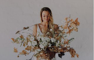 Image 15 - The most gorgeous, minimal floral arch we’ve ever seen! Simple Wedding Inspiration in South Africa in Styled Shoots.