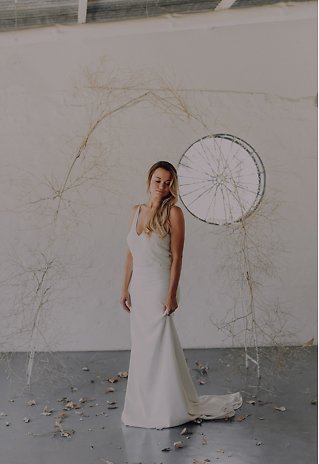 Image 20 - The most gorgeous, minimal floral arch we’ve ever seen! Simple Wedding Inspiration in South Africa in Styled Shoots.