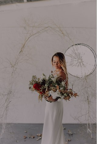 Image 25 - The most gorgeous, minimal floral arch we’ve ever seen! Simple Wedding Inspiration in South Africa in Styled Shoots.