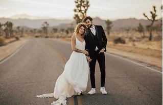 Image 34 - Emotional Joshua Tree Elopement with Boho Styling in Real Weddings.