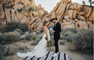 Image 7 - Emotional Joshua Tree Elopement with Boho Styling in Real Weddings.