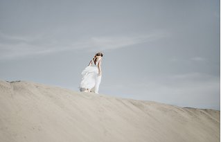 Image 4 - Simple Sand Dune Bridal Fashion Inspiration in Bridal Designer Collections.