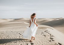 Image 5 - Simple Sand Dune Bridal Fashion Inspiration in Bridal Designer Collections.