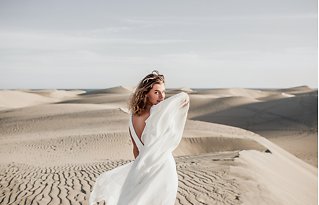 Image 7 - Simple Sand Dune Bridal Fashion Inspiration in Bridal Designer Collections.