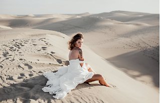 Image 8 - Simple Sand Dune Bridal Fashion Inspiration in Bridal Designer Collections.