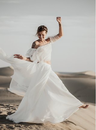 Image 15 - Simple Sand Dune Bridal Fashion Inspiration in Bridal Designer Collections.