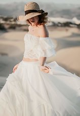 Image 20 - Simple Sand Dune Bridal Fashion Inspiration in Bridal Designer Collections.