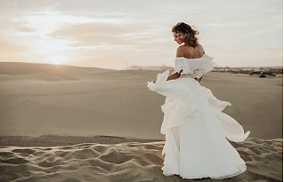 Image 21 - Simple Sand Dune Bridal Fashion Inspiration in Bridal Designer Collections.