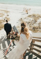 Image 8 - Intimate Beach Elopement full of Modern Boho vibes – Florida Sunset Wedding in Real Weddings.