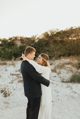 Image 23 - Intimate Beach Elopement full of Modern Boho vibes – Florida Sunset Wedding in Real Weddings.