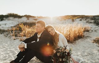 Image 28 - Intimate Beach Elopement full of Modern Boho vibes – Florida Sunset Wedding in Real Weddings.