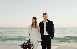 Image 36 - Intimate Beach Elopement full of Modern Boho vibes – Florida Sunset Wedding in Real Weddings.