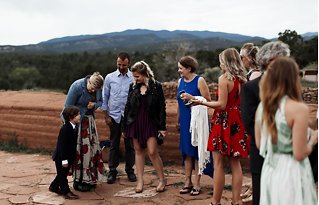 Image 4 - Romantic, Earthy + Bohemian – Red Rock Elopement at Pecos National Park in Real Weddings.