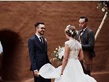 Image 12 - Romantic, Earthy + Bohemian – Red Rock Elopement at Pecos National Park in Real Weddings.