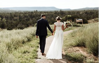Image 31 - Romantic, Earthy + Bohemian – Red Rock Elopement at Pecos National Park in Real Weddings.