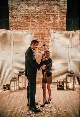 Image 14 - This Surprise Proposal will have you in tears – Indoor Romantic Engagement in Engagement.