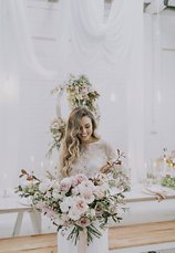 Image 24 - Blushing Bride + a Floral Dream – Romantic Bridal Inspiration in Styled Shoots.