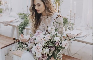 Image 26 - Blushing Bride + a Floral Dream – Romantic Bridal Inspiration in Styled Shoots.
