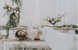 Image 32 - Blushing Bride + a Floral Dream – Romantic Bridal Inspiration in Styled Shoots.