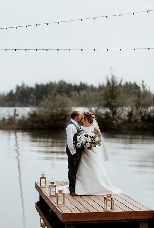 Image 26 - Lakeside Backyard Wedding with Modern Boho Elegance in Real Weddings.