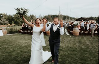 Image 12 - Lakeside Backyard Wedding with Modern Boho Elegance in Real Weddings.