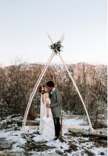 Image 19 - Boho Winter Romance on the edge of the world – Papigo Alps Elopement in Styled Shoots.