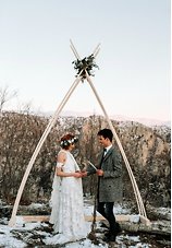 Image 20 - Boho Winter Romance on the edge of the world – Papigo Alps Elopement in Styled Shoots.