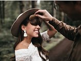 Image 19 - Intimate Woodlands Elopement with Bohemian Romance in Bridal Fashion.