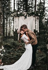Image 24 - Intimate Woodlands Elopement with Bohemian Romance in Bridal Fashion.